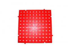 placa pvc de color rojo 50x50x2.5 centimetros